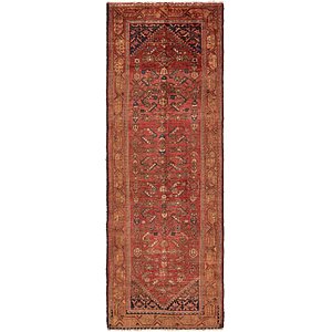 HandKnotted 3' 5 x 9' 10 Hossainabad Persian Run...