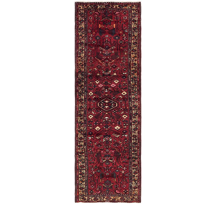3' 2 x 9' 9 Khamseh Persian Runner ...