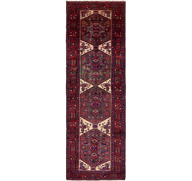 4' 1 x 13' Zanjan Persian Runner Rug