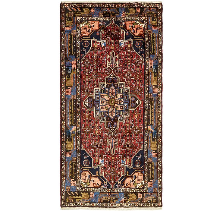 4' 8 x 9' 9 Songhor Persian Runner ...