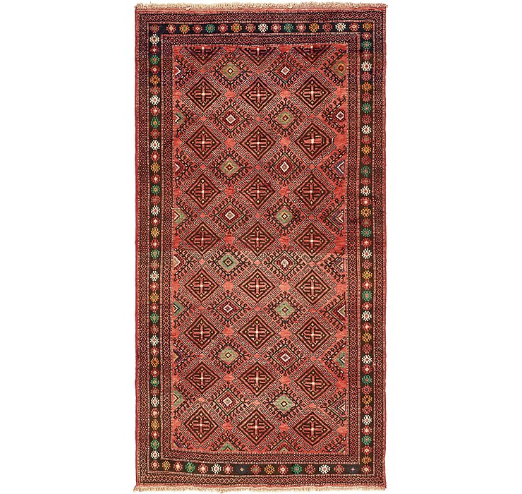 4' 10 x 9' 8 Shiraz Persian Runner Rug