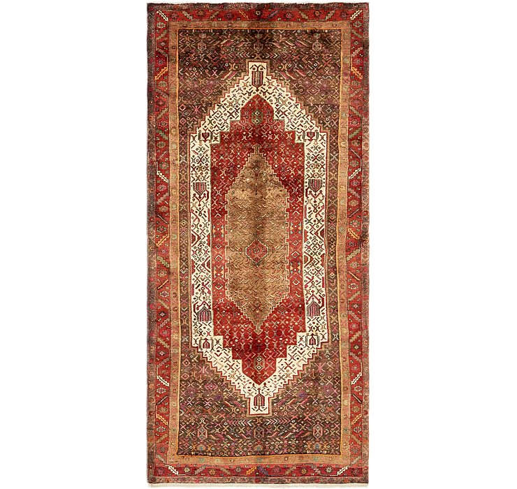 4' 9 x 10' 3 Sanandaj Persian Runner...