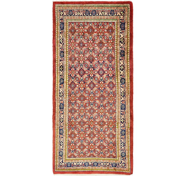 4' 5 x 10' Farahan Persian Runner ...