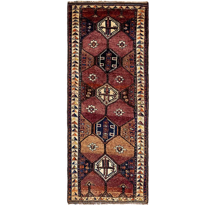 4' 11 x 11' 6 Shiraz Persian Runner Rug