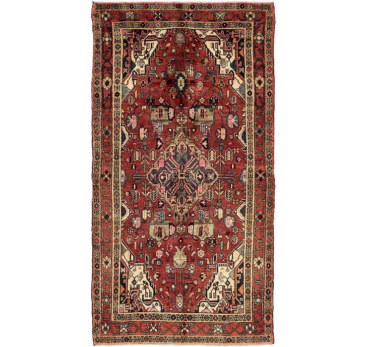 4' 8 x 8' 10 Roodbar Persian Rug