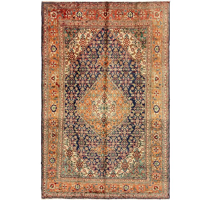 6' 6 x 10' Tabriz Persian Rug