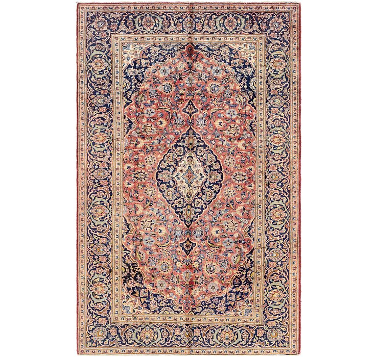 6' 10 x 10' 9 Kashan Persian Rug