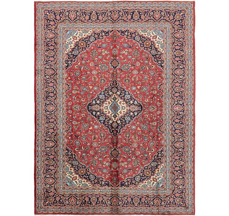 9' 8 x 13' Kashan Persian Rug