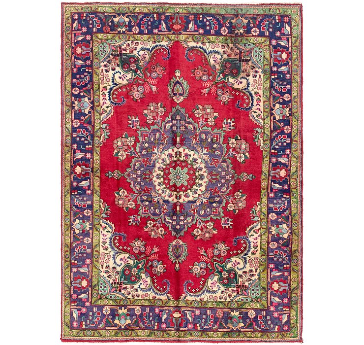 6' 7 x 9' 4 Tabriz Persian Rug
