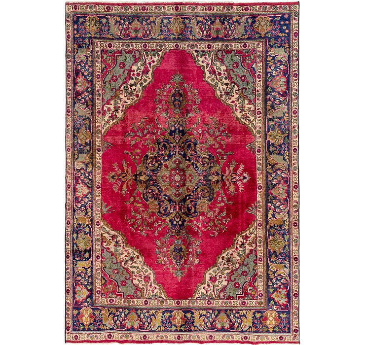8' x 11' 7 Tabriz Persian Rug
