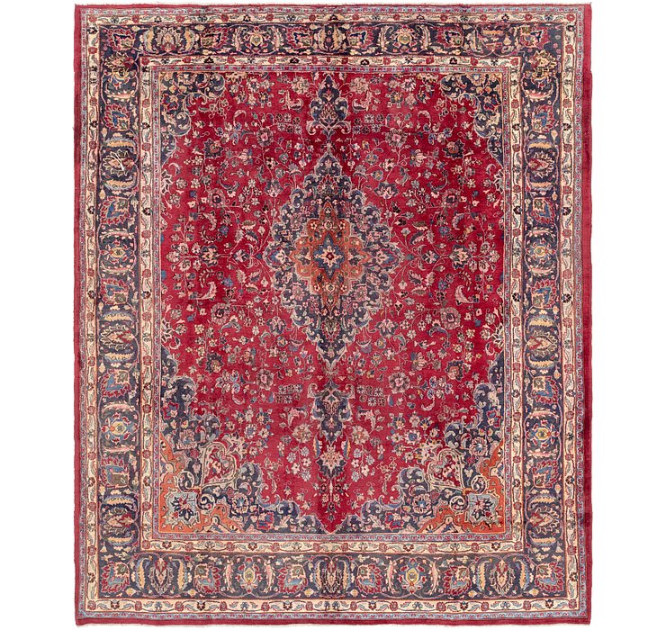 9' 8 x 11' 6 Mashad Persian Rug