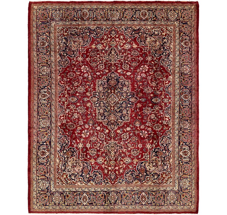 9' 8 x 12' 4 Mashad Persian Rug
