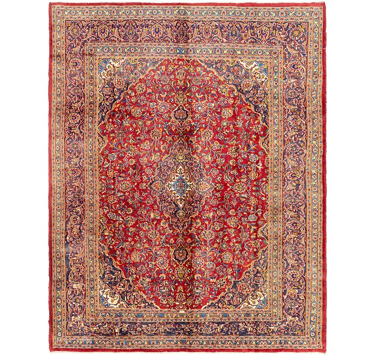 9' 6 x 12' Mashad Persian Rug