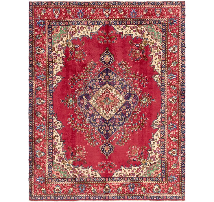 9' 10 x 12' 7 Tabriz Persian Rug