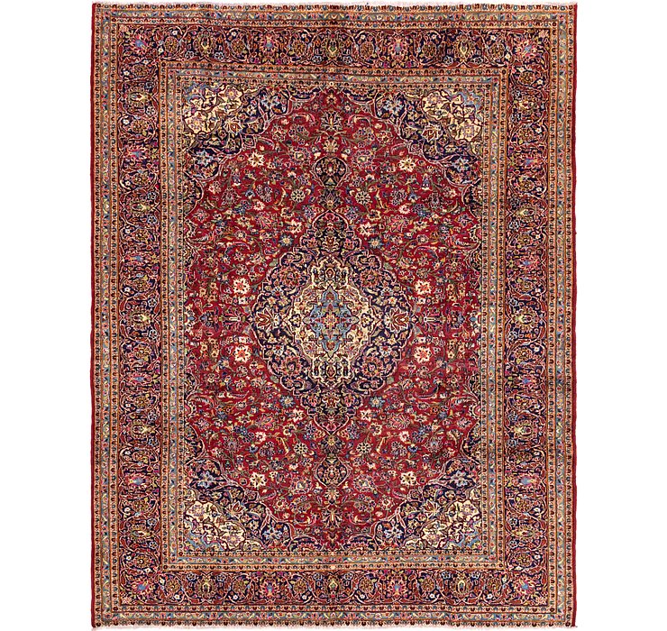 9' 9 x 12' 4 Kashan Persian Rug