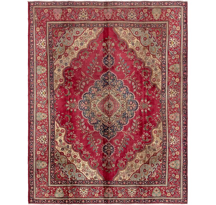10' x 12' 10 Tabriz Persian Rug