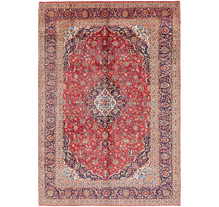 9' 9 x 14' 2 Kashan Persian Rug
