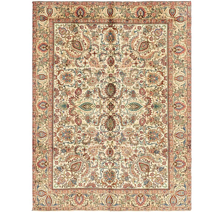 9' 2 x 12' Tabriz Persian Rug