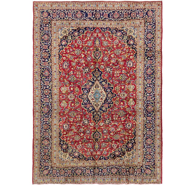 8' 1 x 11' 5 Kashan Persian Rug