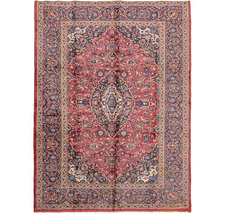 8' x 10' 9 Kashan Persian Rug