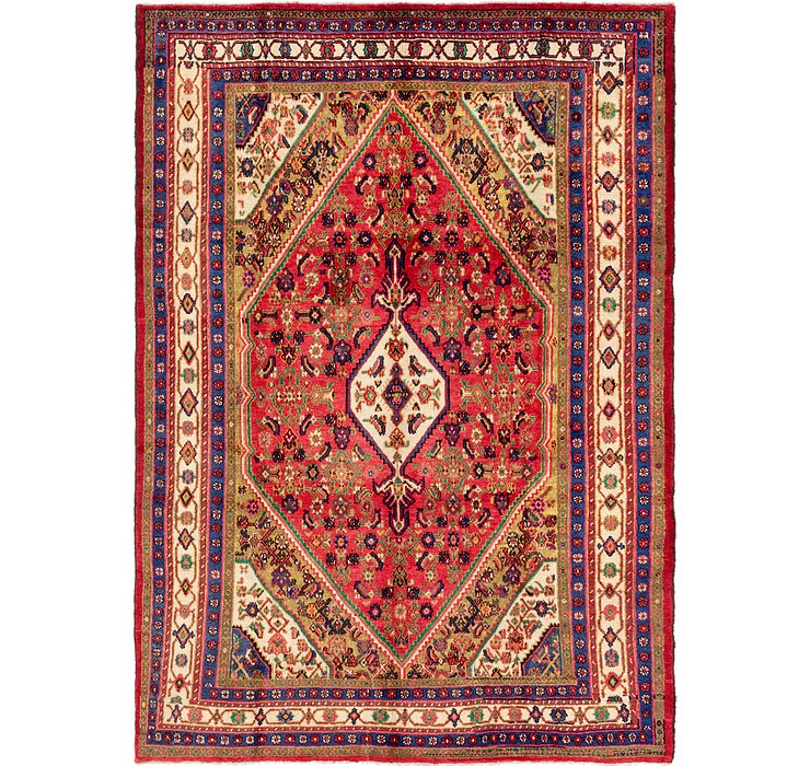 7' 2 x 10' 4 Hamedan Persian Rug