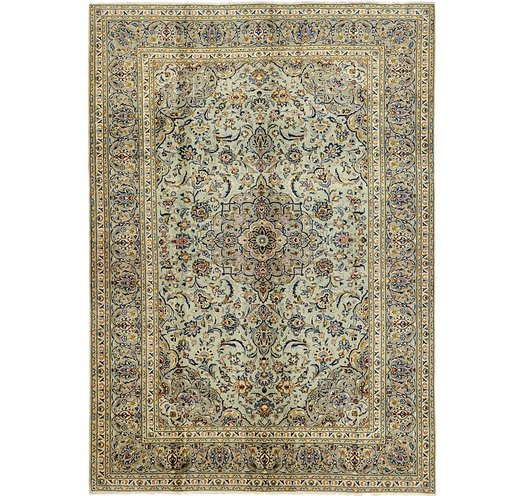 7' 4 x 10' 5 Kashan Persian Rug