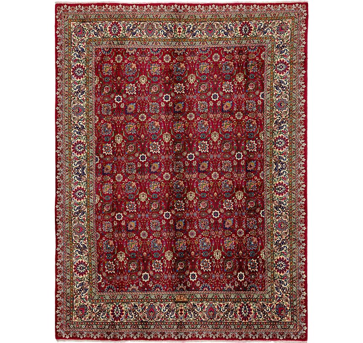 10' x 12' 10 Tabriz Persian Rug