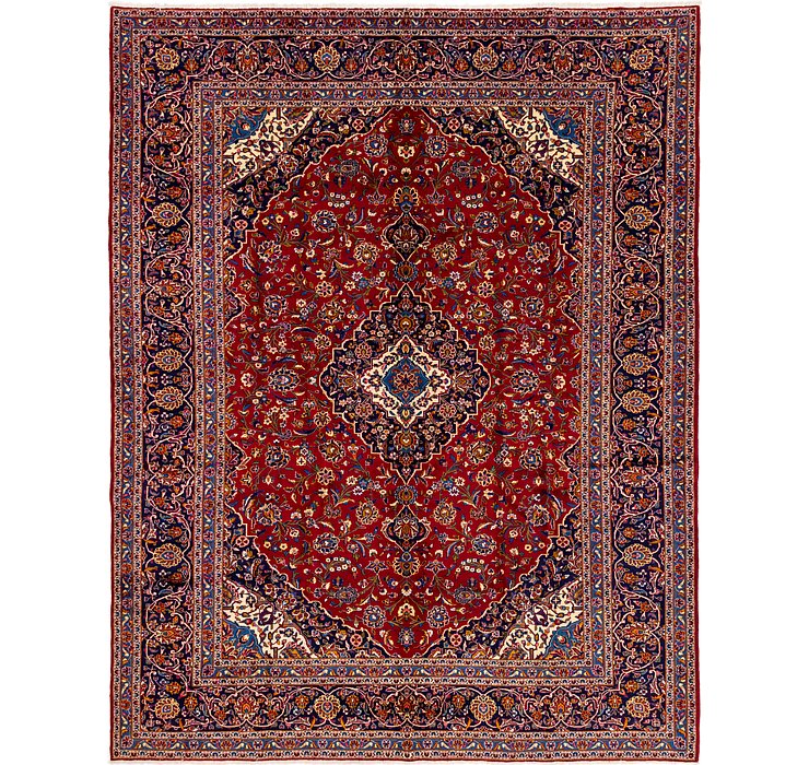 10' 2 x 13' 2 Kashan Persian Rug