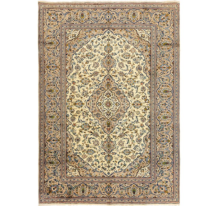8' x 11' 8 Kashan Persian Rug