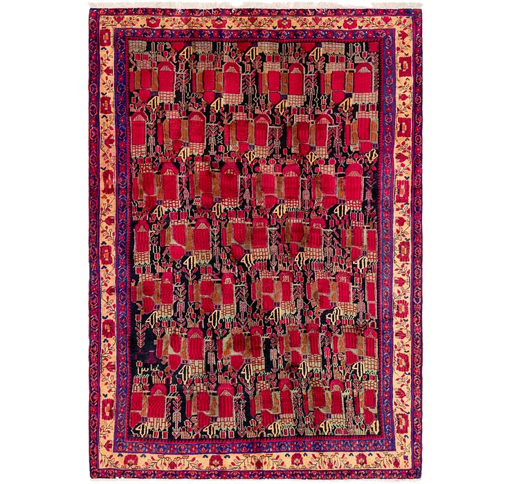 6' x 8' 9 Gholtogh Persian Rug