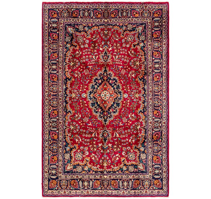 6' 6 x 10' 4 Mashad Persian Rug