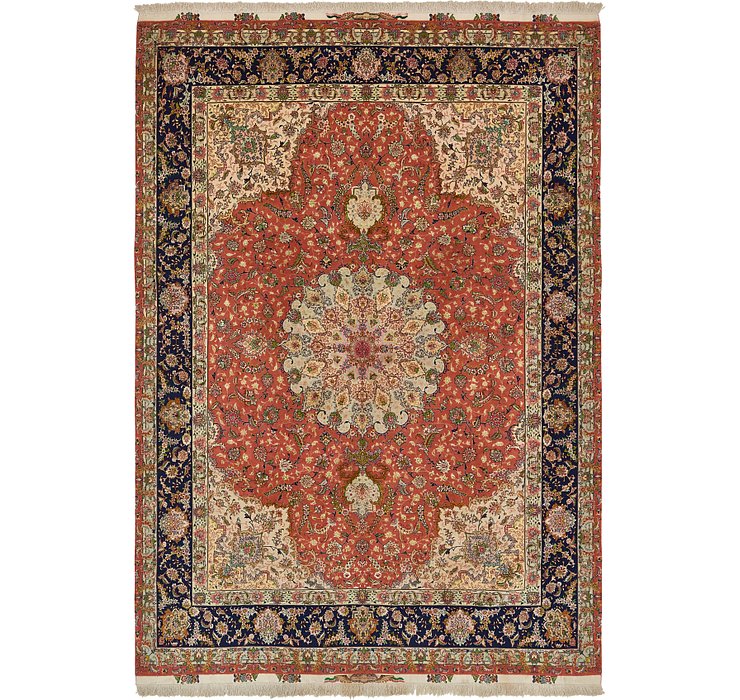 HandKnotted 9' 6 x 13' 7 Tabriz Persian Rug