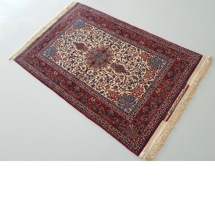 3' 3 x 4' 11 Isfahan Persian Rug