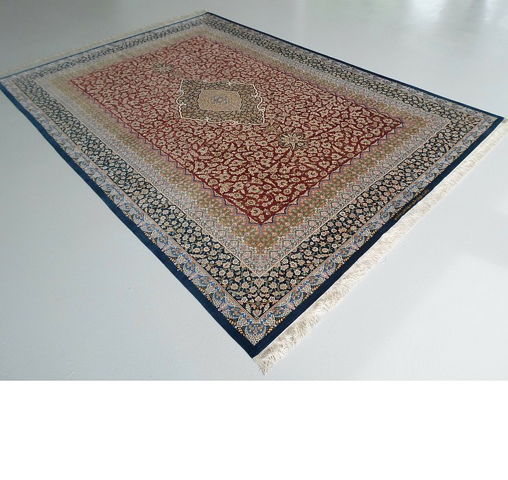 8' 1 x 11' 3 Qom Persian Rug