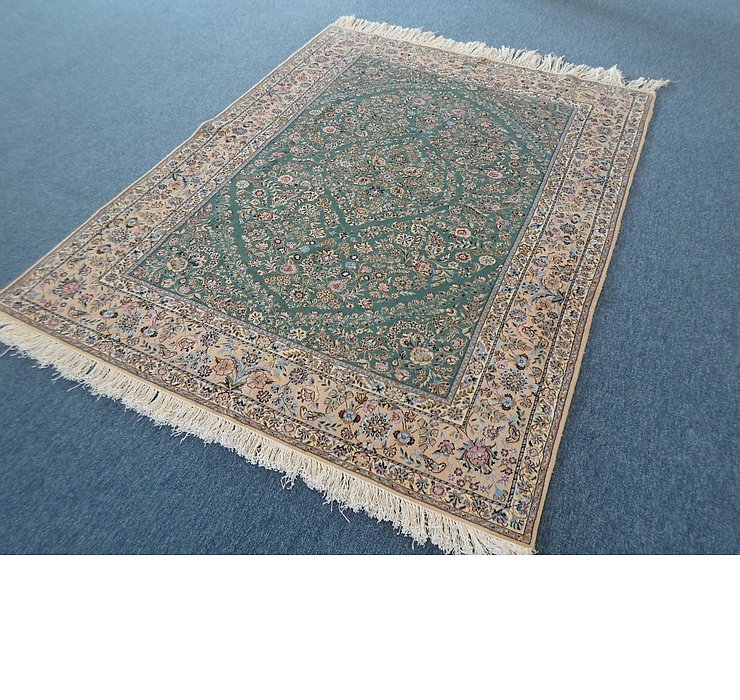 4' 9 x 6' 4 Nain Persian Rug