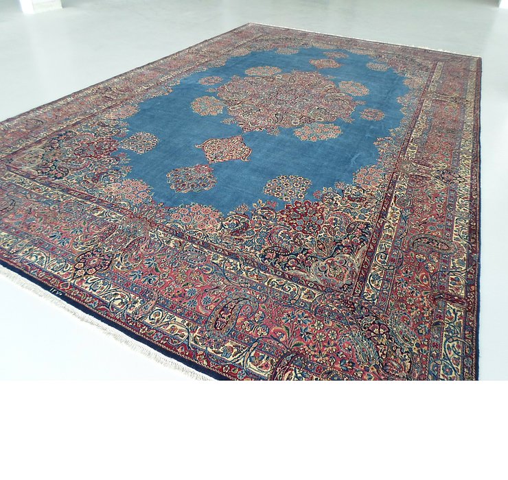 11' 4 x 17' 9 Kerman Persian Rug