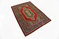 3' 4 x 4' 9 Qom Persian Rug thumbnail image 2