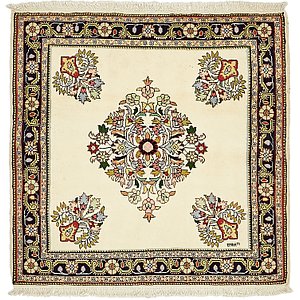 HandKnotted 3' 9 x 3' 10 Shahrbaft Persian Squar...