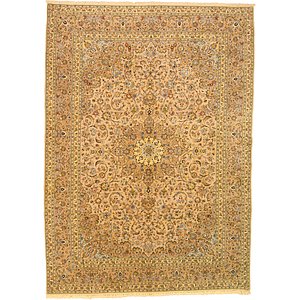 8' 2 x 11' 5 Kashan Persian Rug