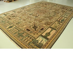 11' 3 x 16' 1 Tabriz Persian Rug