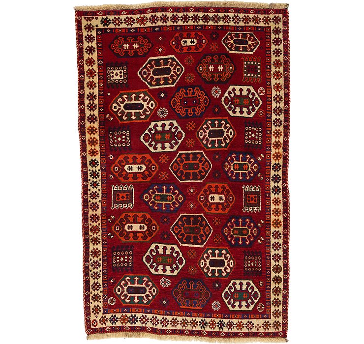 3' 11 x 6' Ghashghaei Persian Rug