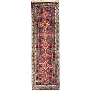 HandKnotted 3' 1 x 9' 8 Bidjar Persian Runner Rug