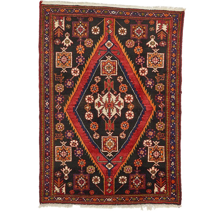 3' 9 x 5' 2 Hamedan Persian Rug