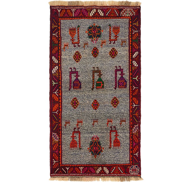 3' 3 x 6' Ghashghaei Persian Rug