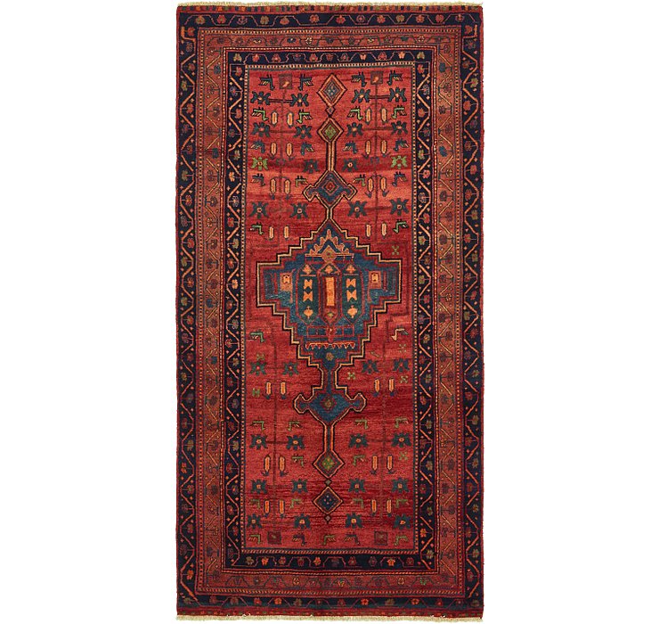 4' 10 x 9' 11 Hamedan Persian Runner ...