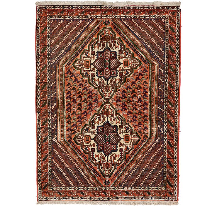5' x 6' 9 Sirjan Persian Rug