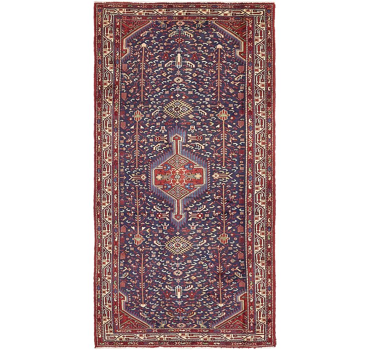 4' 3 x 8' 10 Saveh Persian Runner Rug