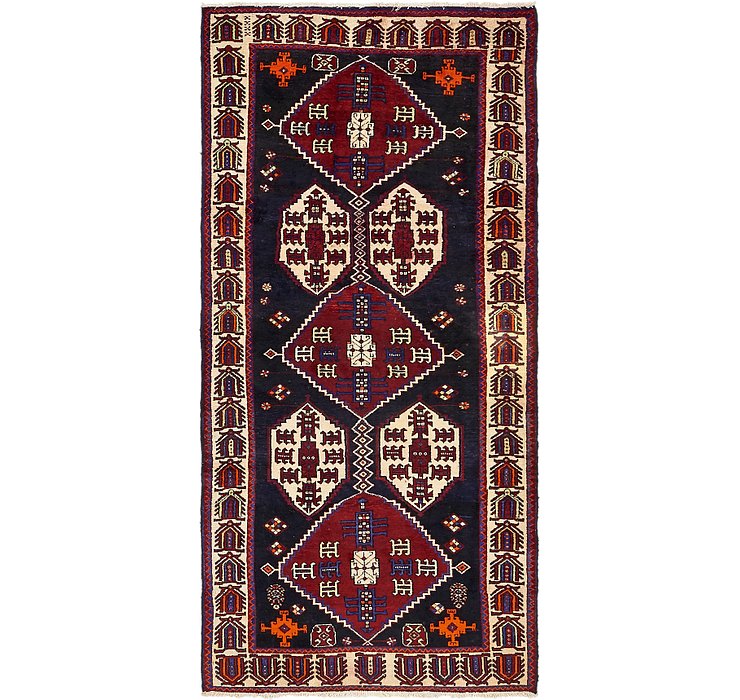 4' 4 x 9' 2 Shahsavand Persian Runn...