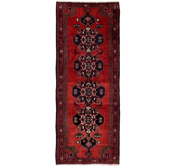 3' 7 x 9' 10 Khamseh Persian Runner ...