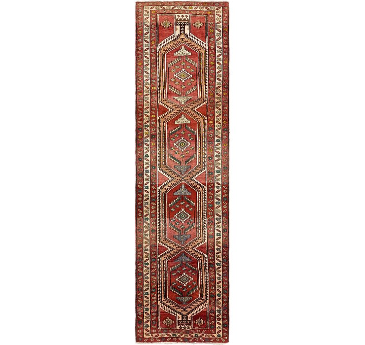3' 8 x 13' 9 Meshkin Persian Runner ...